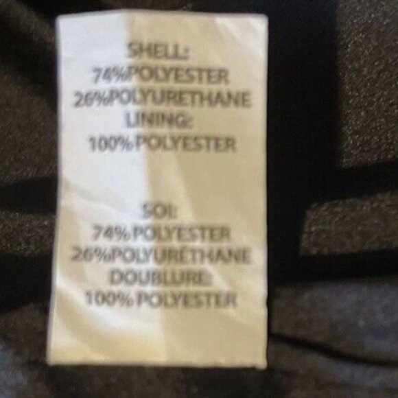 NWT Ramy Brook Lily Black Faux Vegan Leather Wrap Mini Dress | Size 4 - Picture 9 of 9